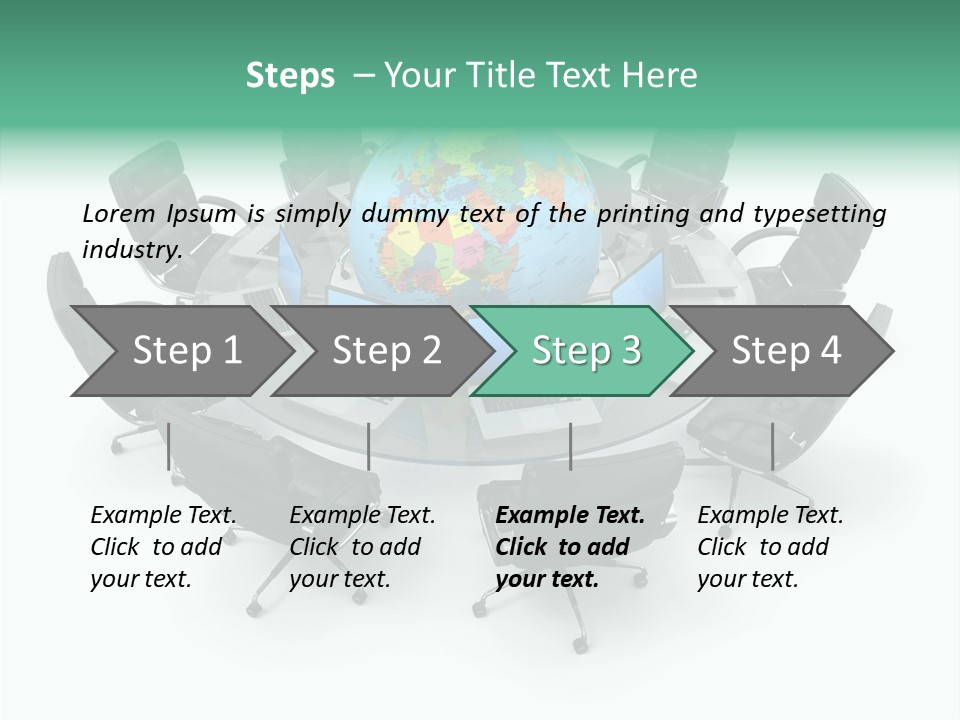 White Discussion Shape PowerPoint Template