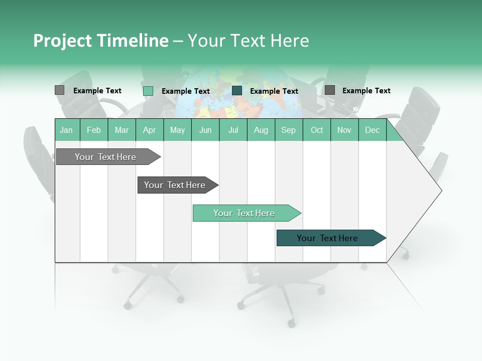 White Discussion Shape PowerPoint Template