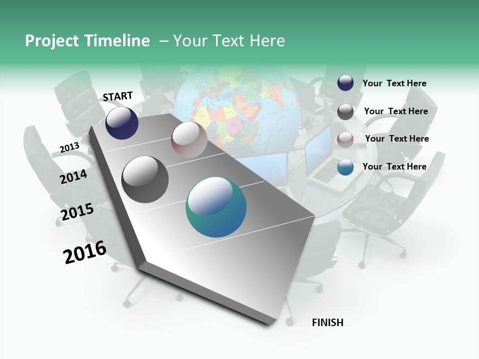 White Discussion Shape PowerPoint Template