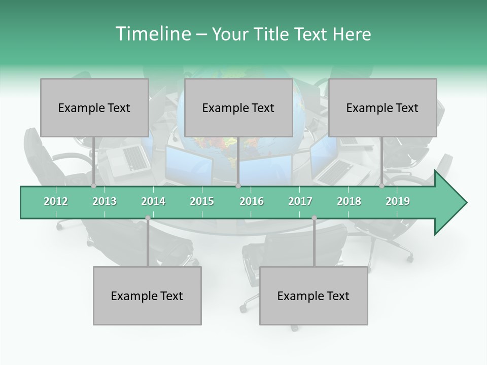 White Discussion Shape PowerPoint Template
