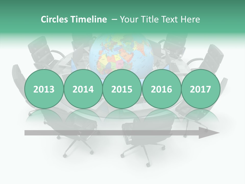 White Discussion Shape PowerPoint Template