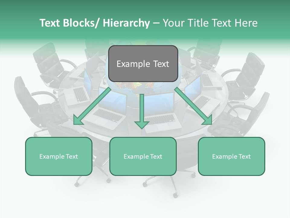 White Discussion Shape PowerPoint Template