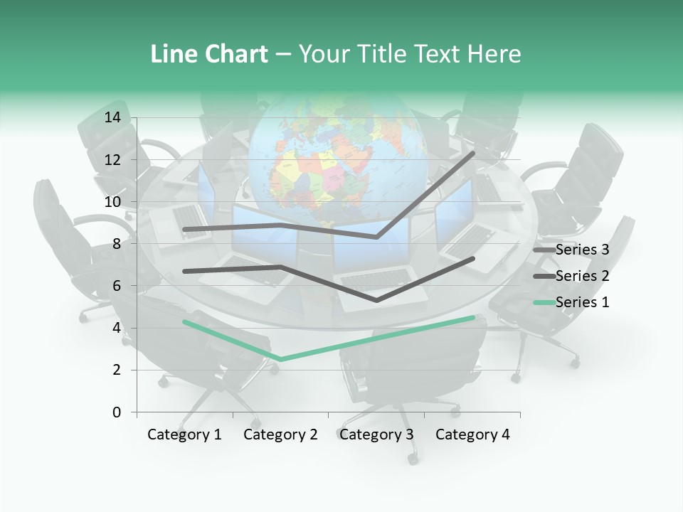 White Discussion Shape PowerPoint Template