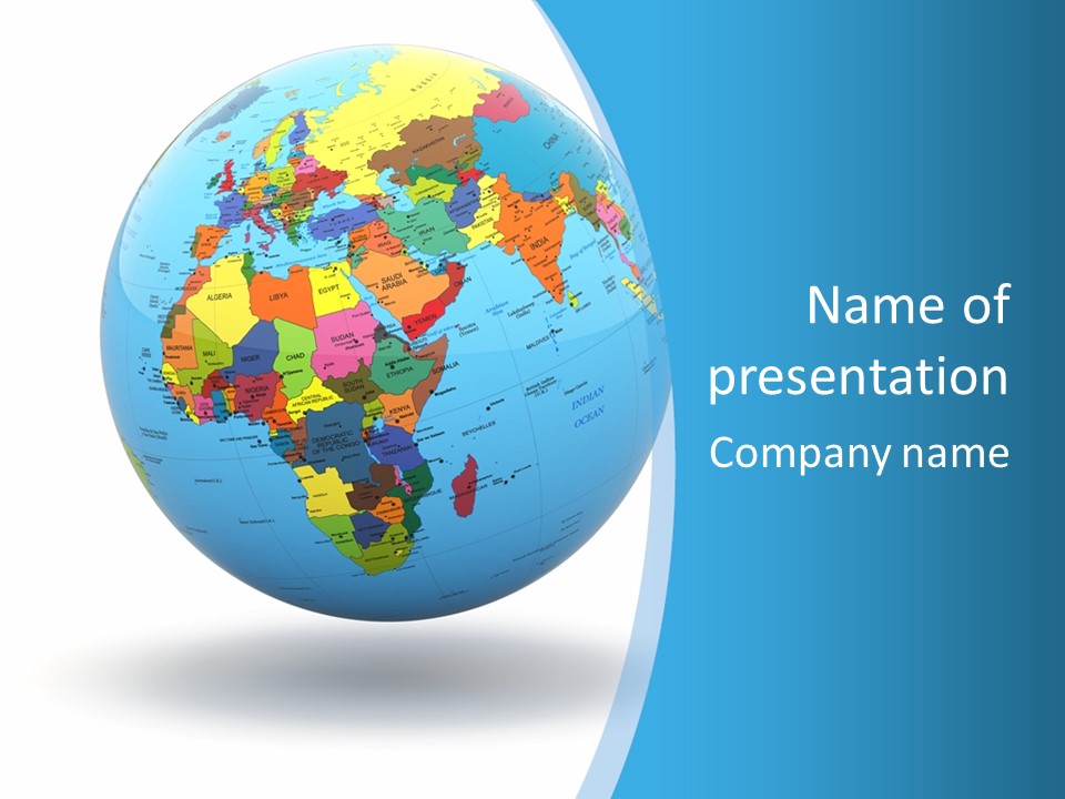 Cartography South Travel PowerPoint Template