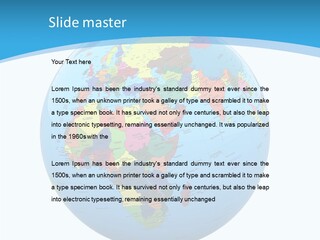 Cartography South Travel PowerPoint Template