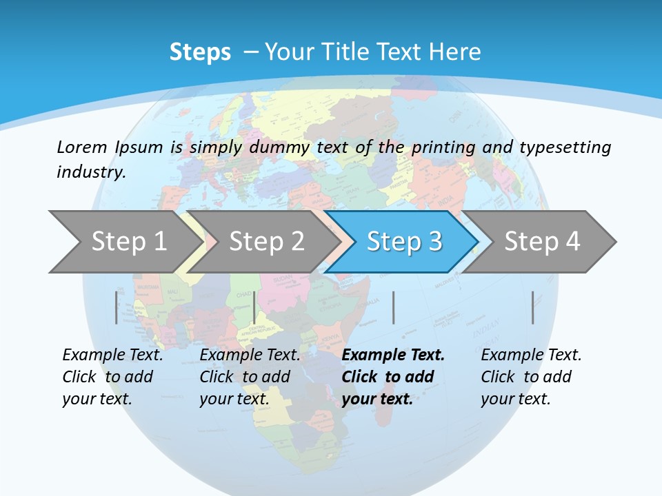 Cartography South Travel PowerPoint Template