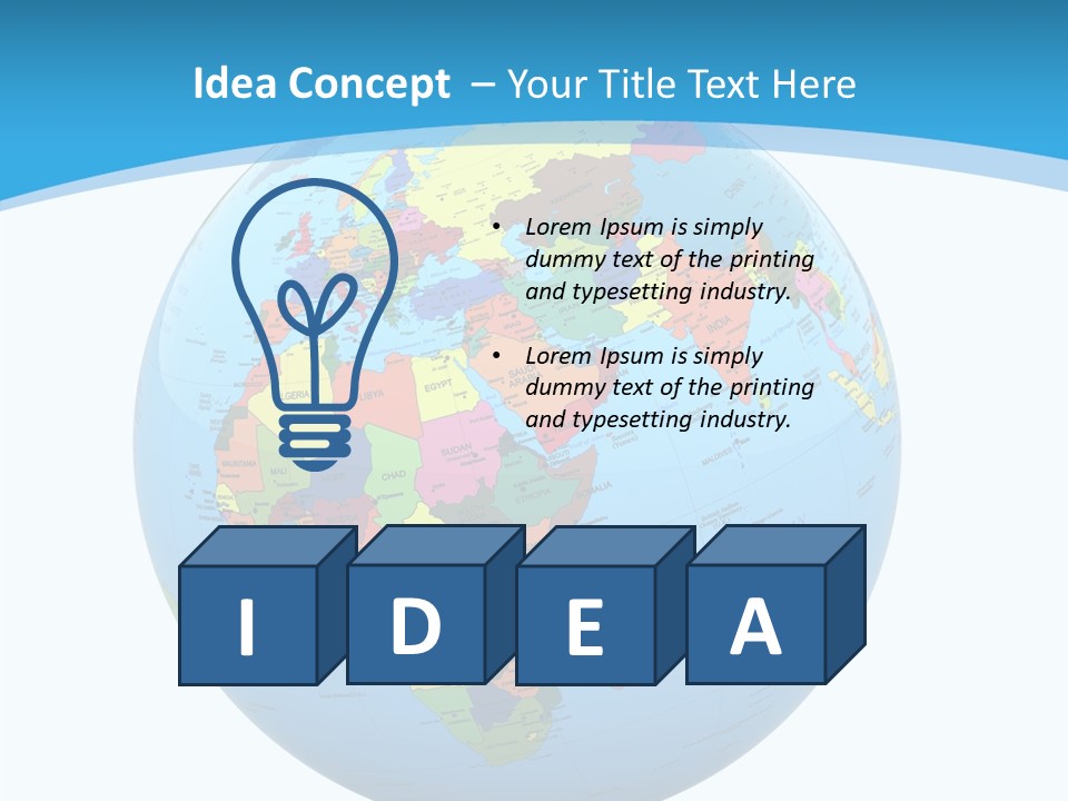 Cartography South Travel PowerPoint Template