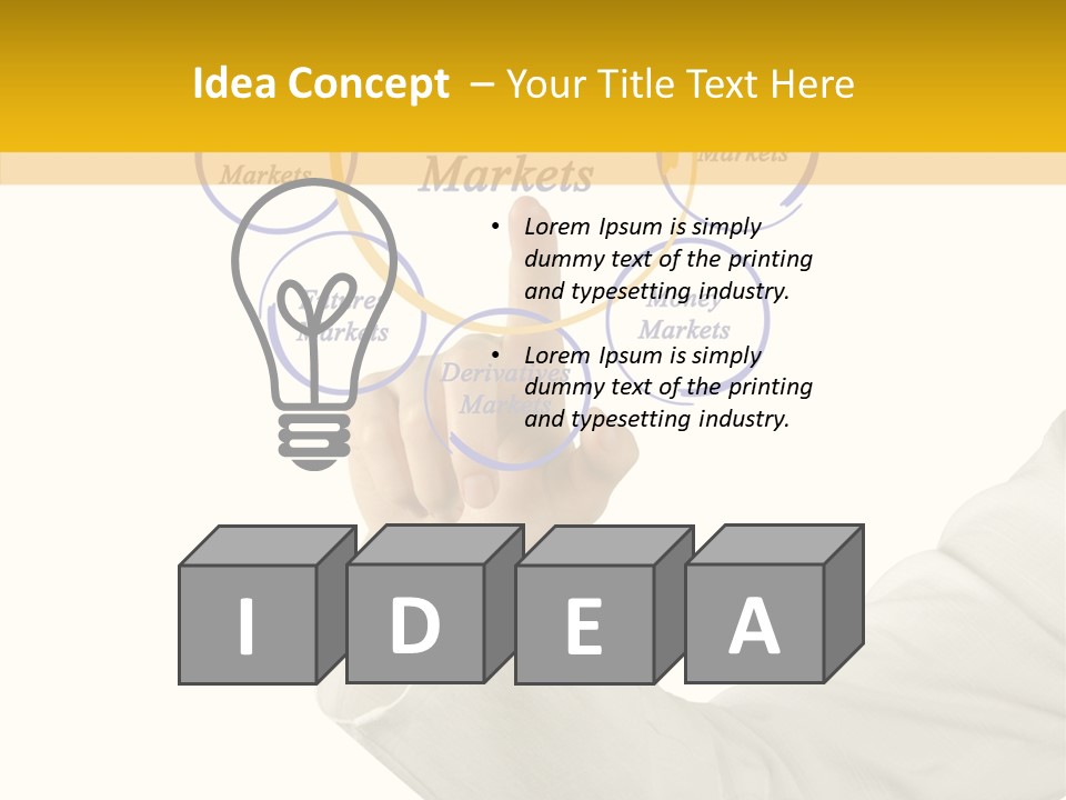 Female Stock Concept PowerPoint Template