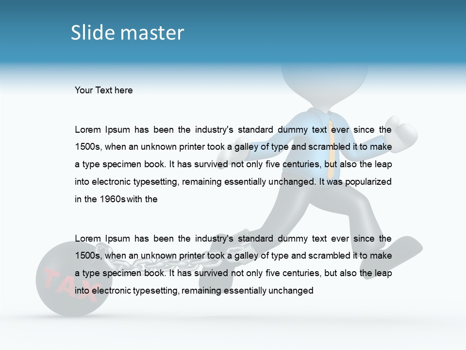 Case Symbol Chain PowerPoint Template