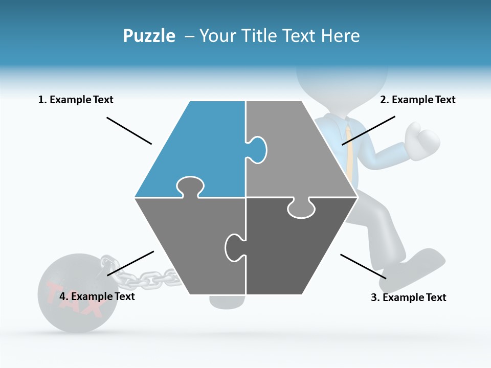 Case Symbol Chain PowerPoint Template