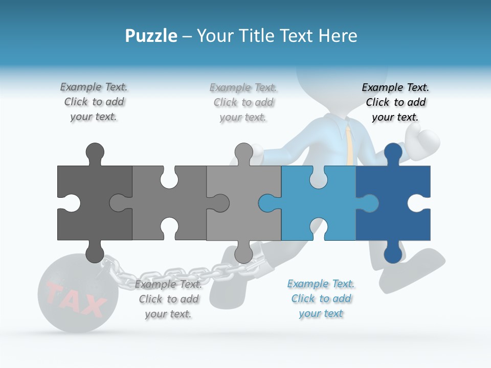Case Symbol Chain PowerPoint Template