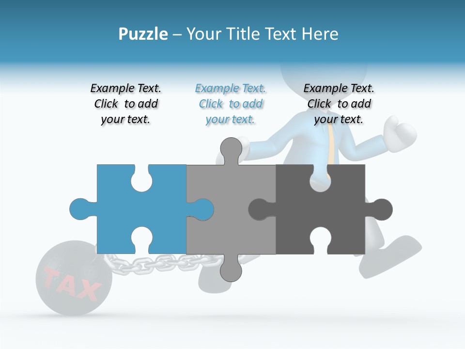 Case Symbol Chain PowerPoint Template