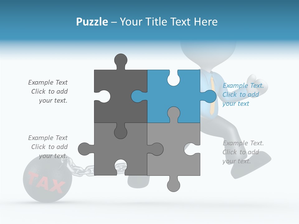 Case Symbol Chain PowerPoint Template