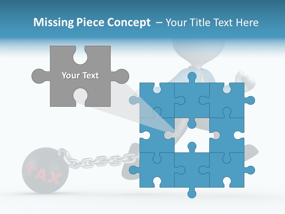 Case Symbol Chain PowerPoint Template