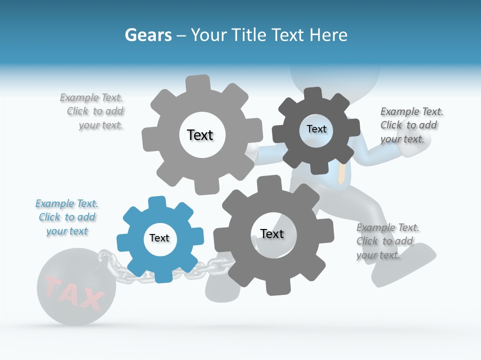 Case Symbol Chain PowerPoint Template