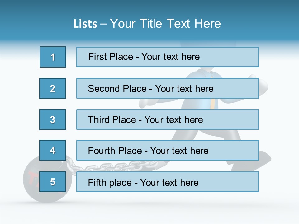 Case Symbol Chain PowerPoint Template