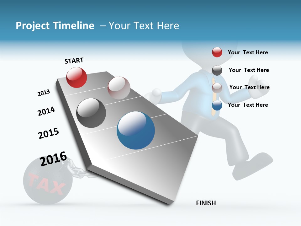 Case Symbol Chain PowerPoint Template