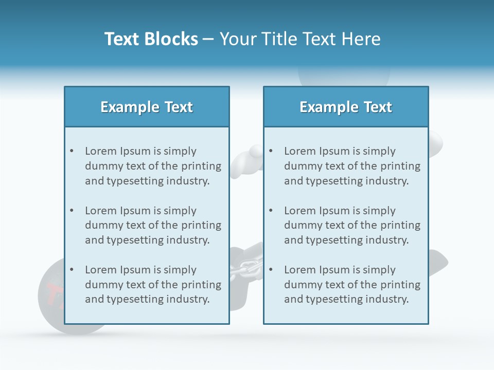 Case Symbol Chain PowerPoint Template