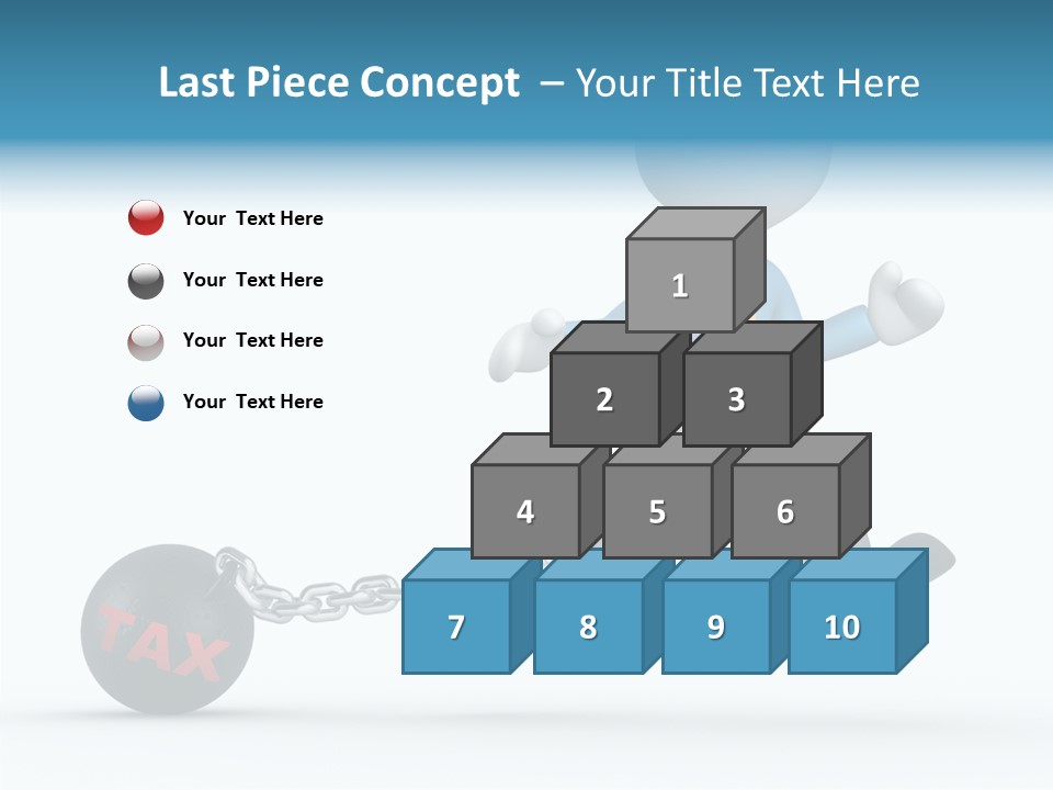 Case Symbol Chain PowerPoint Template