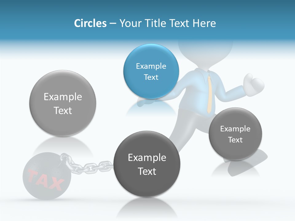 Case Symbol Chain PowerPoint Template