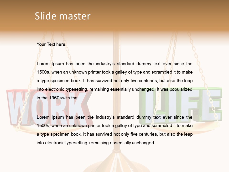 Scale Problem Weight PowerPoint Template