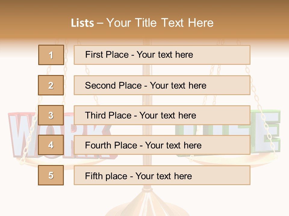 Scale Problem Weight PowerPoint Template