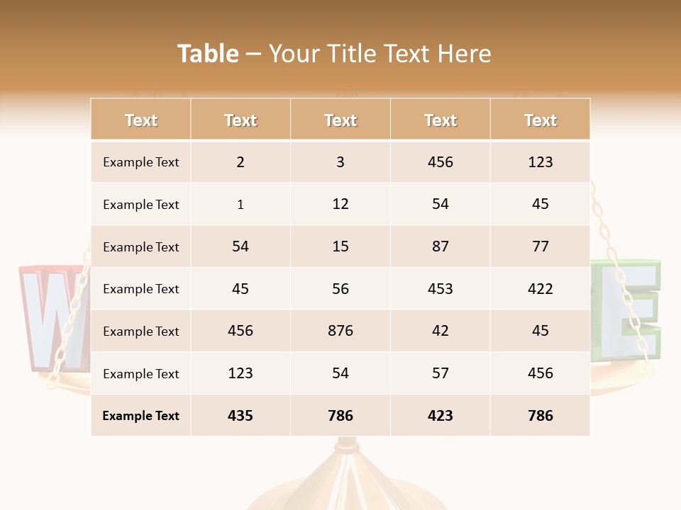 Scale Problem Weight PowerPoint Template