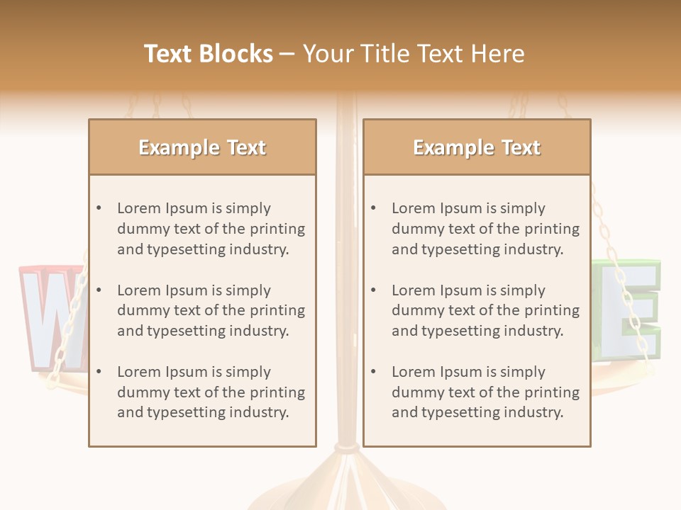 Scale Problem Weight PowerPoint Template