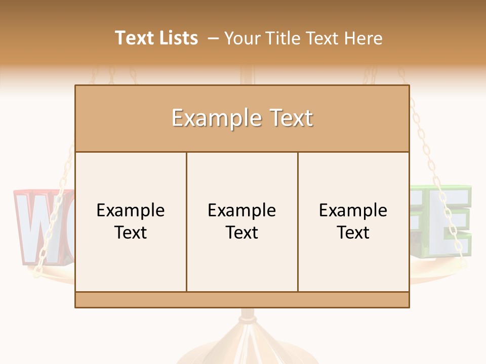 Scale Problem Weight PowerPoint Template