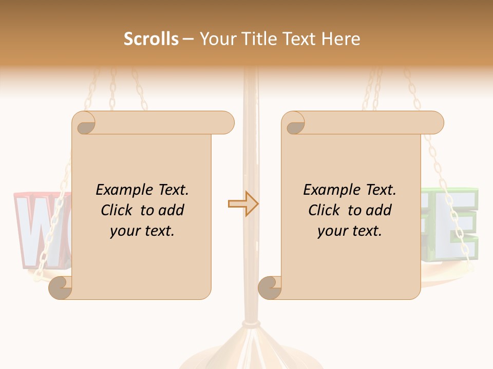 Scale Problem Weight PowerPoint Template