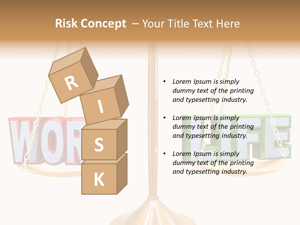 Scale Problem Weight PowerPoint Template