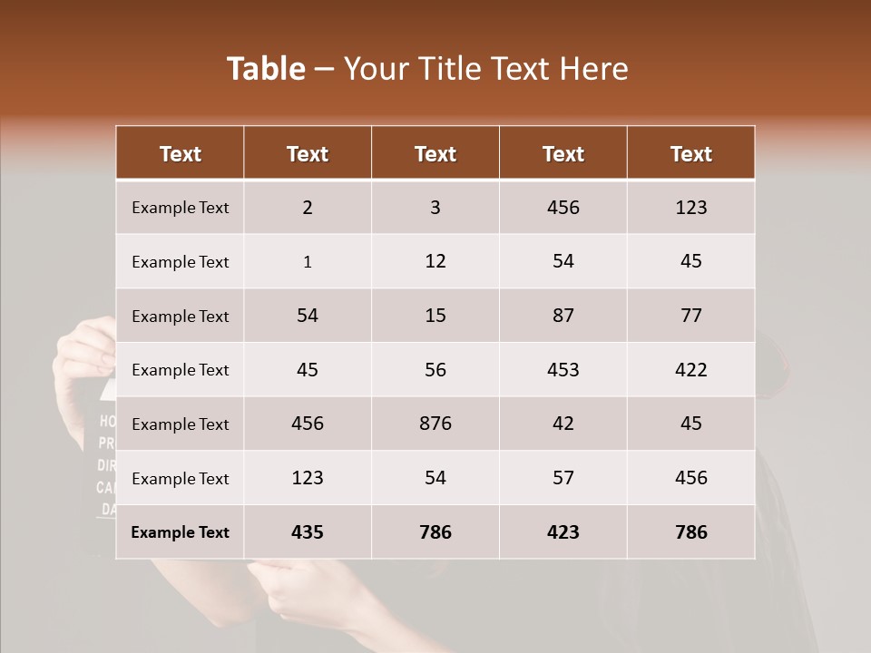 Clapper Hollywood Chalkboard PowerPoint Template