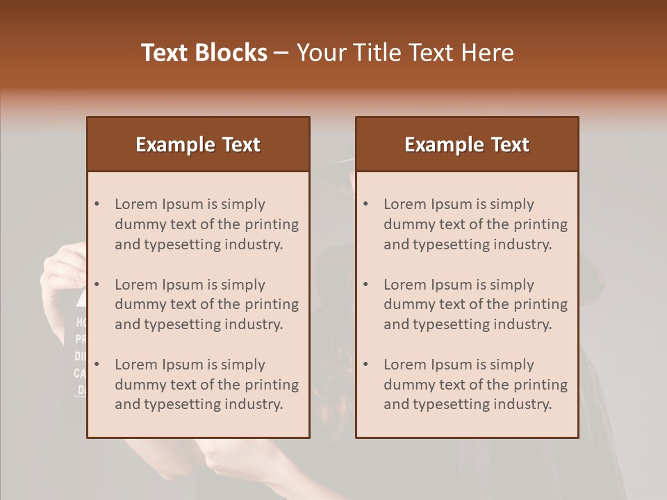 Clapper Hollywood Chalkboard PowerPoint Template
