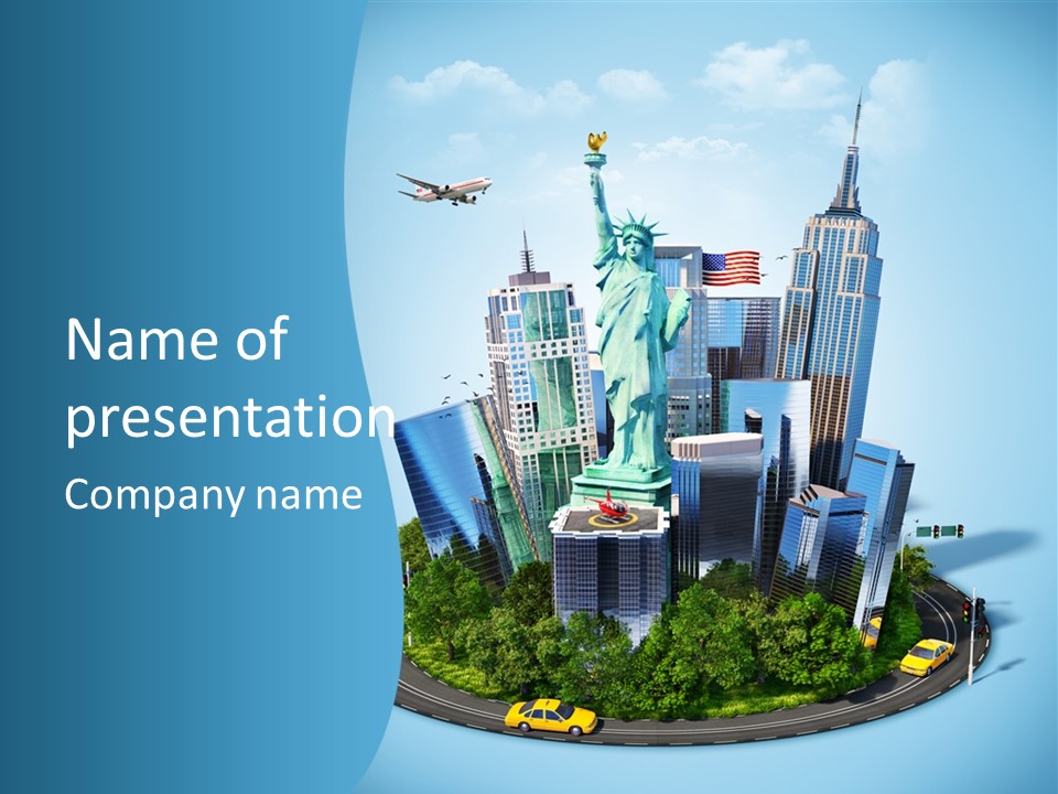 Tower South Empire PowerPoint Template