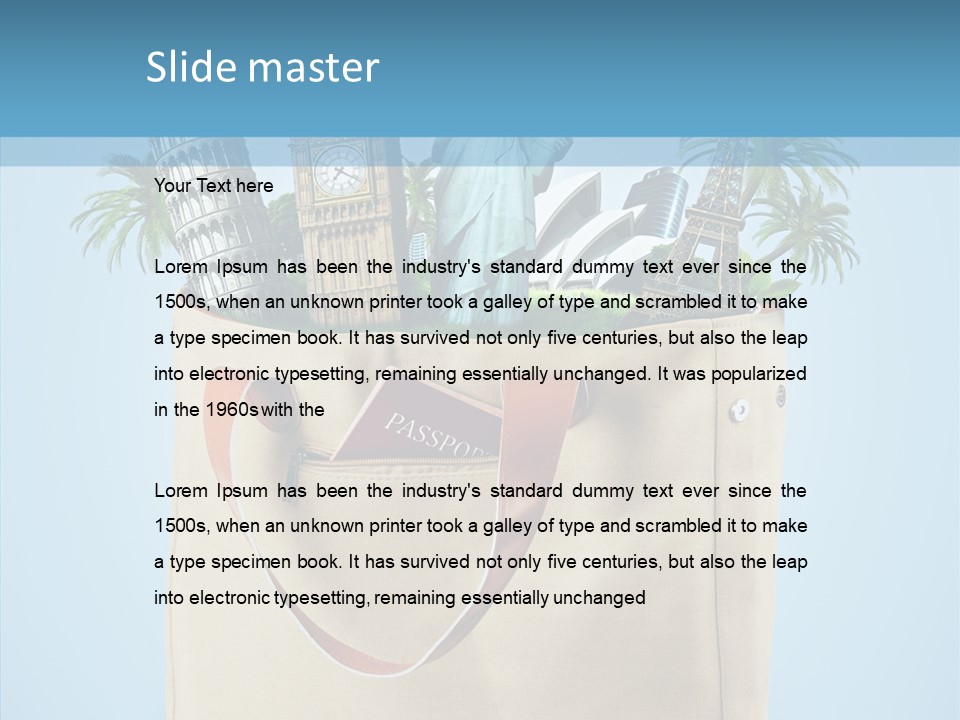 New York Adventure Worldwide PowerPoint Template