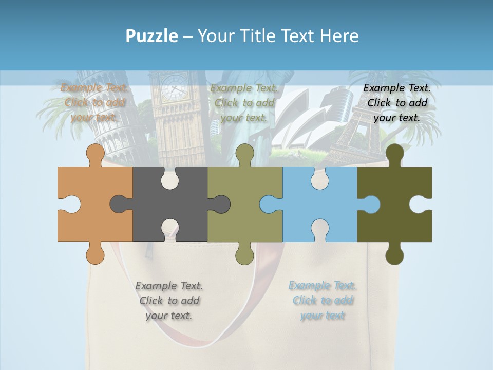 New York Adventure Worldwide PowerPoint Template