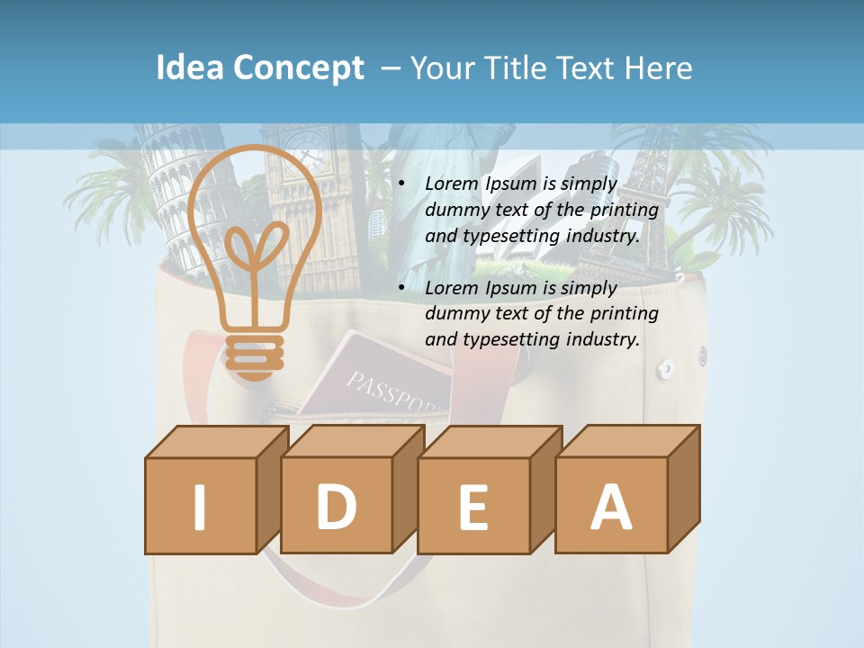 New York Adventure Worldwide PowerPoint Template