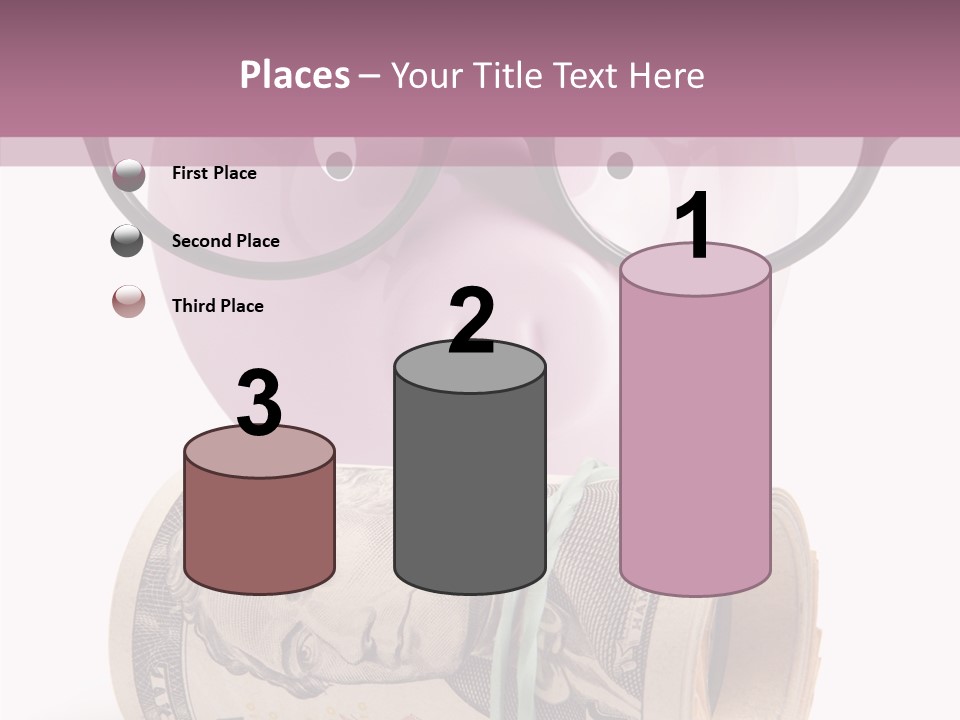 Closeup White Isolated PowerPoint Template