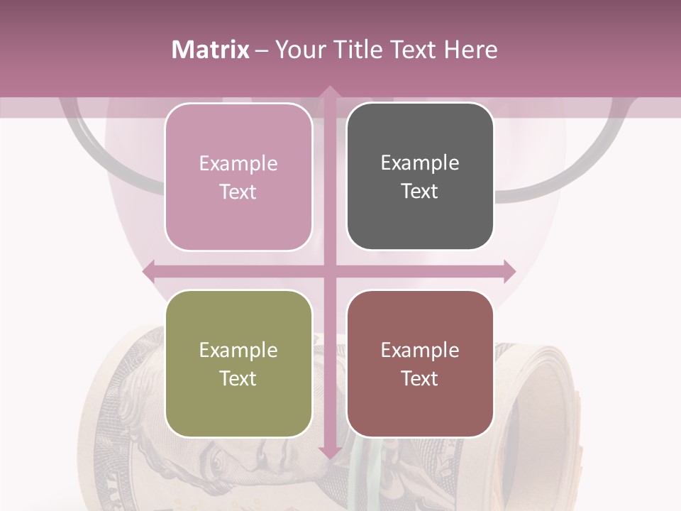 Closeup White Isolated PowerPoint Template