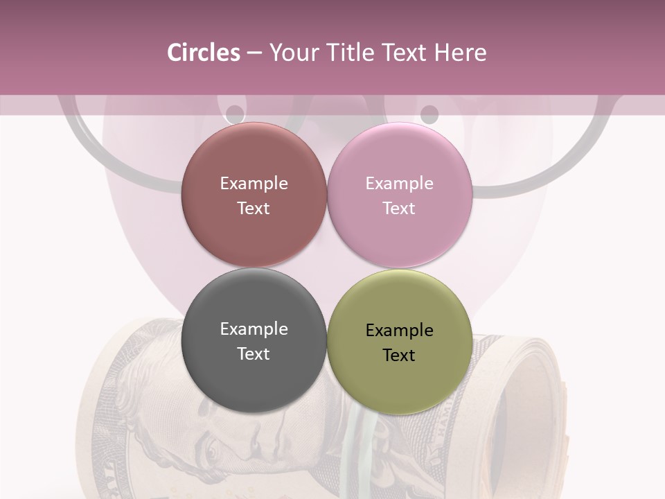 Closeup White Isolated PowerPoint Template