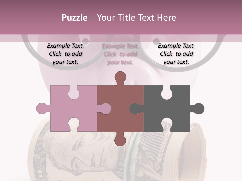 Closeup White Isolated PowerPoint Template