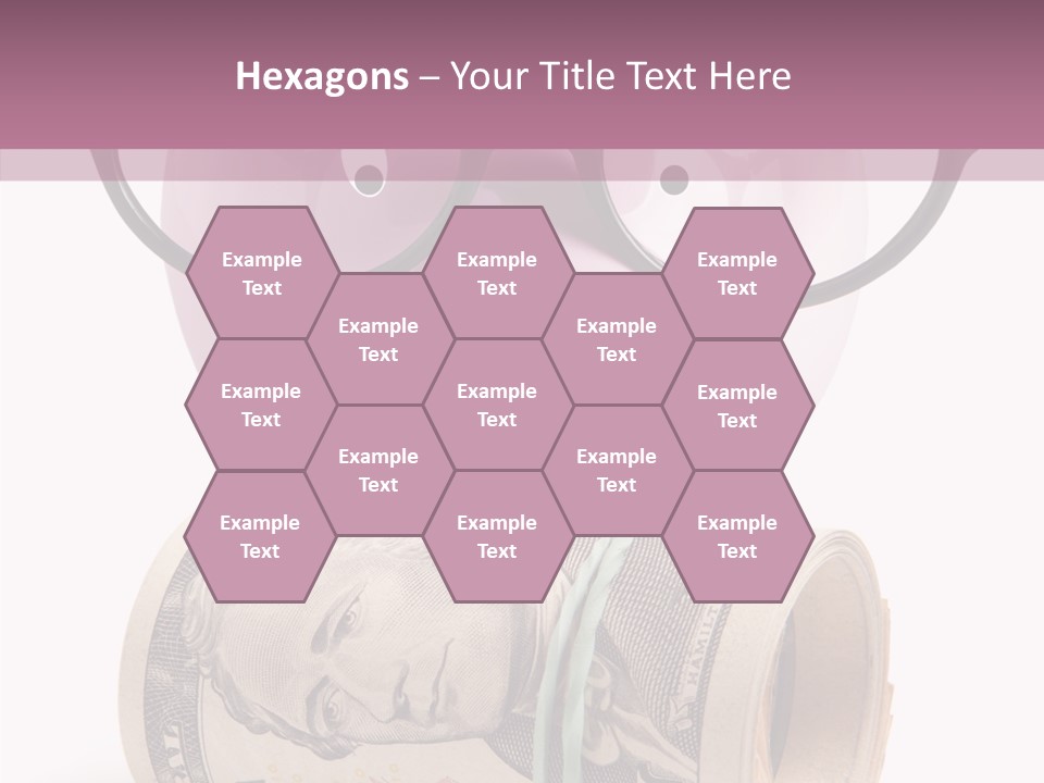 Closeup White Isolated PowerPoint Template