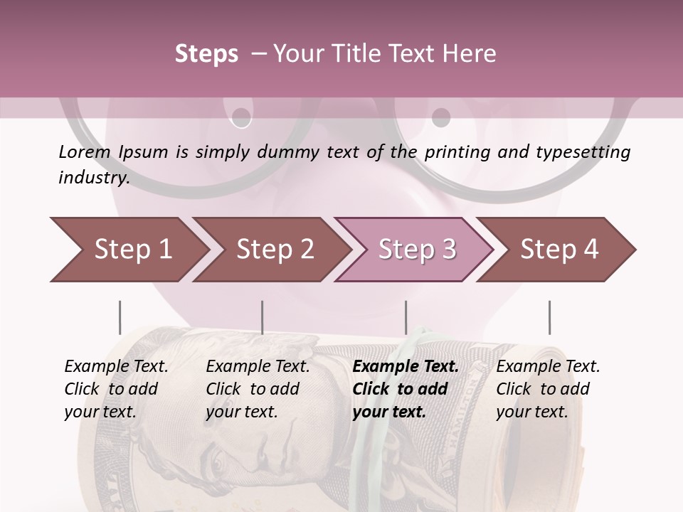 Closeup White Isolated PowerPoint Template