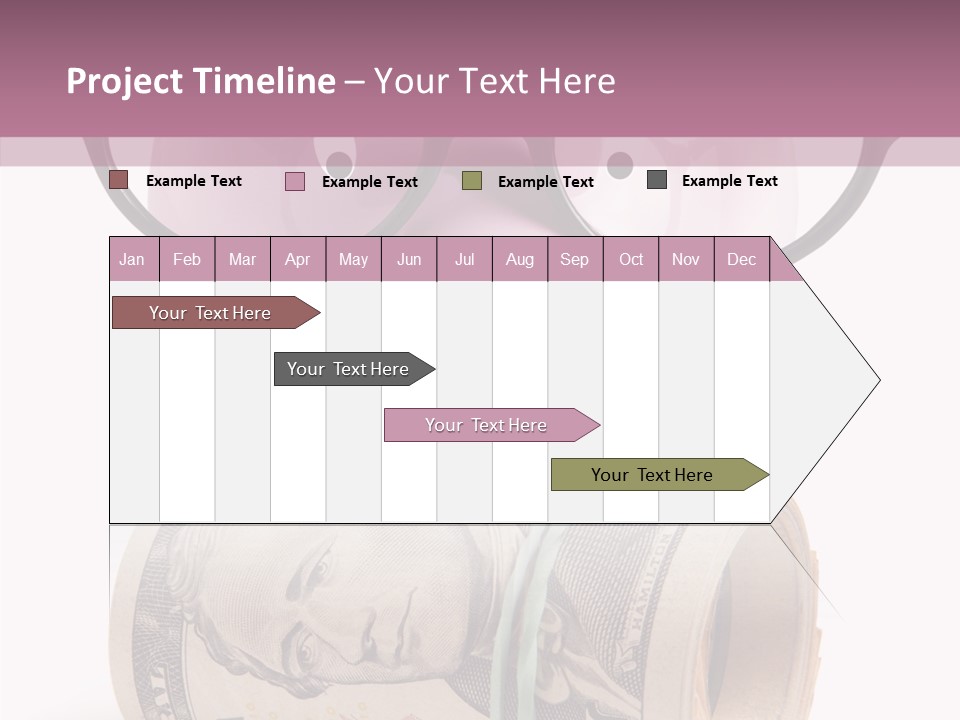 Closeup White Isolated PowerPoint Template