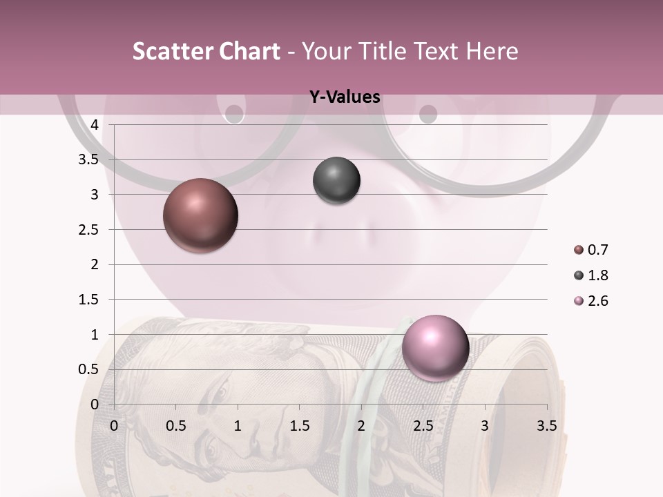 Closeup White Isolated PowerPoint Template