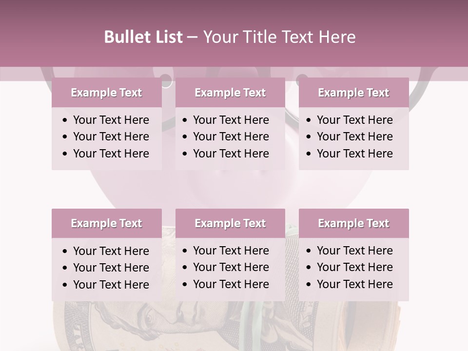 Closeup White Isolated PowerPoint Template