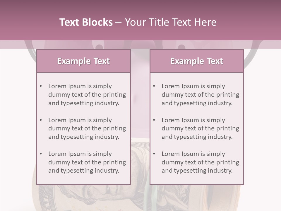 Closeup White Isolated PowerPoint Template