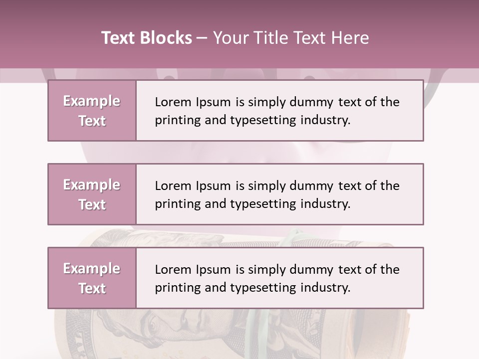 Closeup White Isolated PowerPoint Template