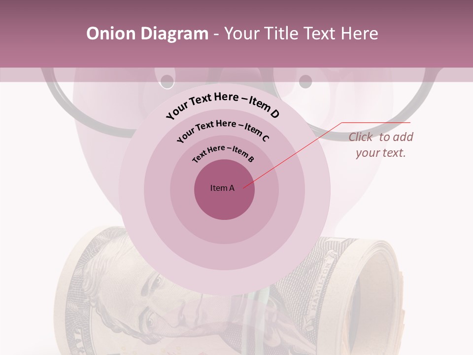 Closeup White Isolated PowerPoint Template