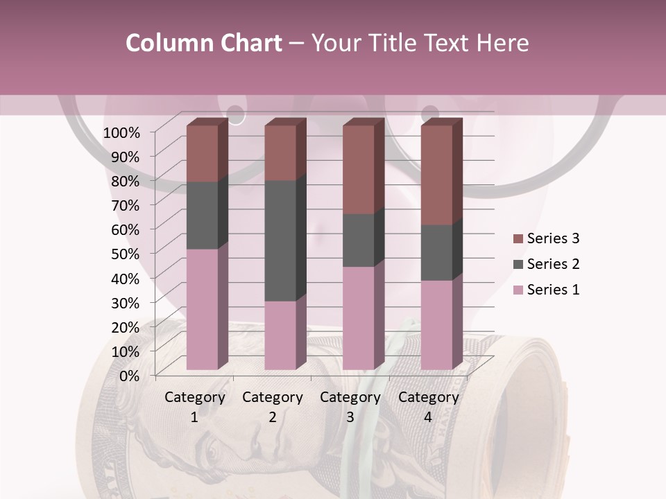 Closeup White Isolated PowerPoint Template